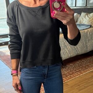 UGG Black side Zip Sweatshirt Medium